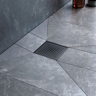 Душевой трап AM.PM PrimeFlow 10 W02BD-P11-010-01BM с Черной матовой решеткой Cut Gradient